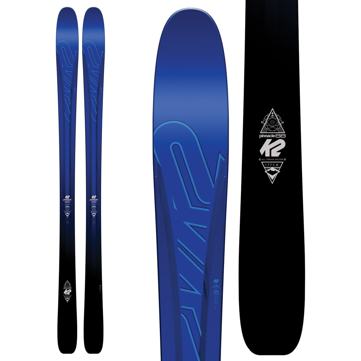 K2 Pinnacle 88 Skis + Tyrolia Attack 13 Bindings 2017