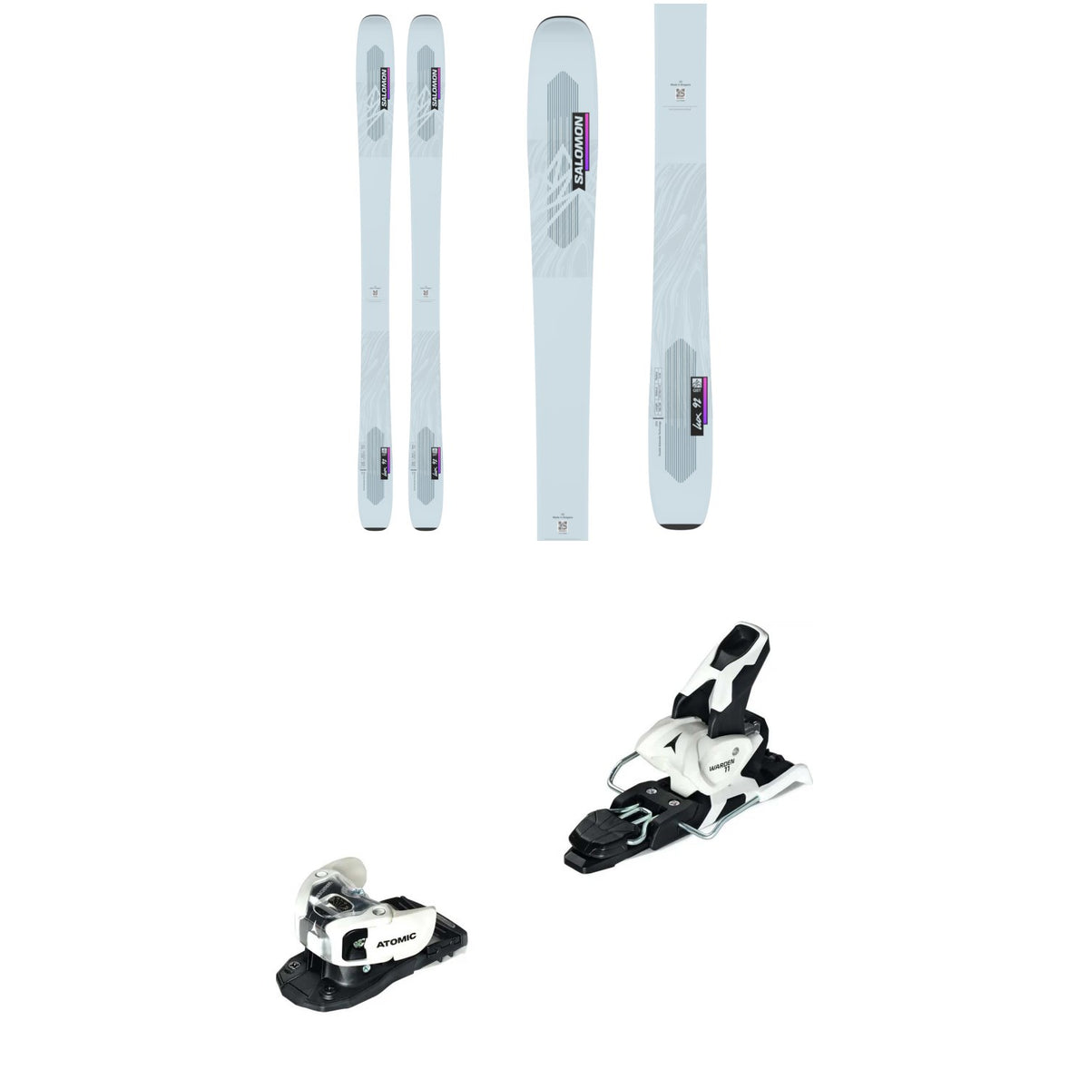 Salomon QST Lux 92 Skis - Women's + Atomic Warden MNC 11 Ski Bindings