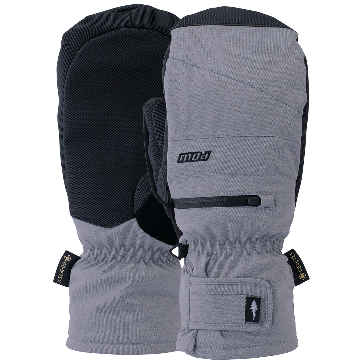 POW Wayback GORE-TEX Short Mittens Grey