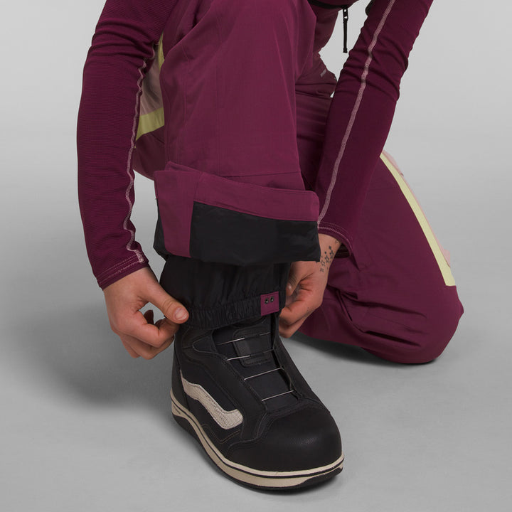 The North Face Dragline Short Bibs - Women's Boysenberry