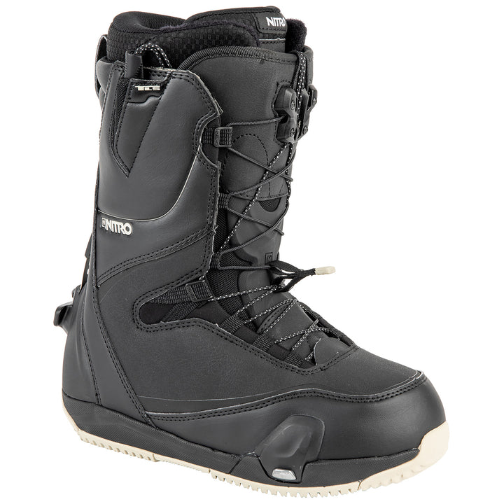 Nitro Cave TLS Step On Snowboard Boots - Women's 2024 Black-Sand