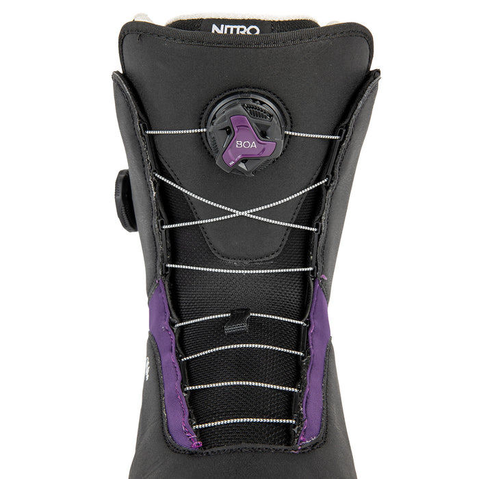 Nitro Scala Boa Snowboard Boots - Women's Black/Purple