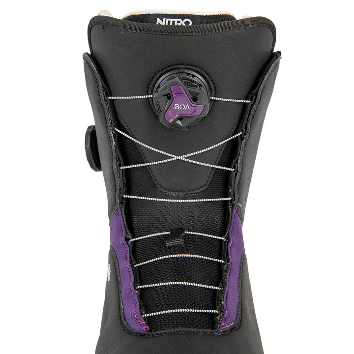 Nitro Scala Boa Snowboard Boots - Women's Black/Purple