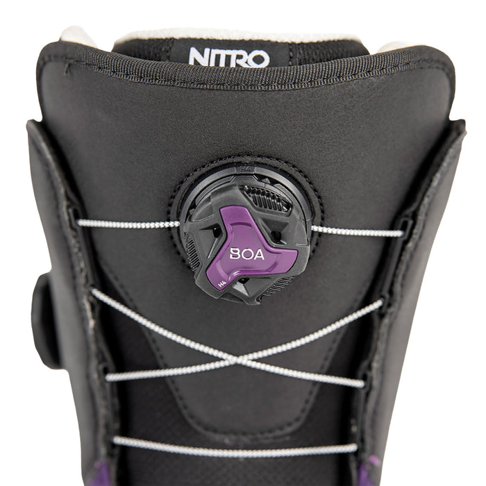 Nitro Scala Boa Snowboard Boots - Women's Black/Purple