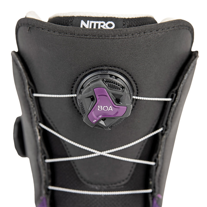 Nitro Scala Boa Snowboard Boots - Women's Black/Purple