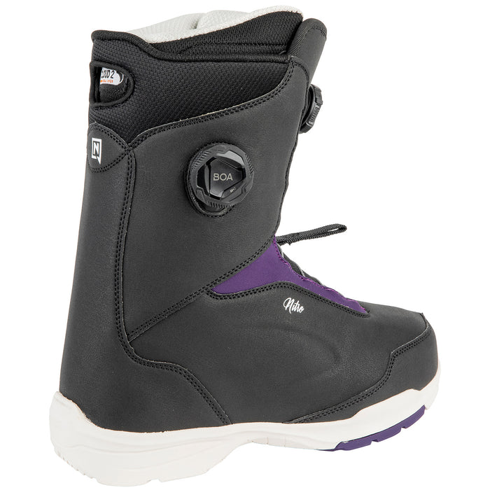 Nitro Scala Boa Snowboard Boots - Women's Black/Purple
