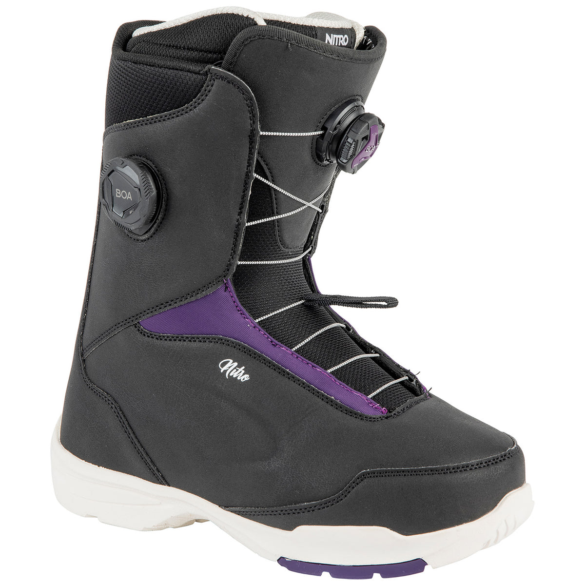 Nitro Scala Boa Snowboard Boots - Women's Black/Purple