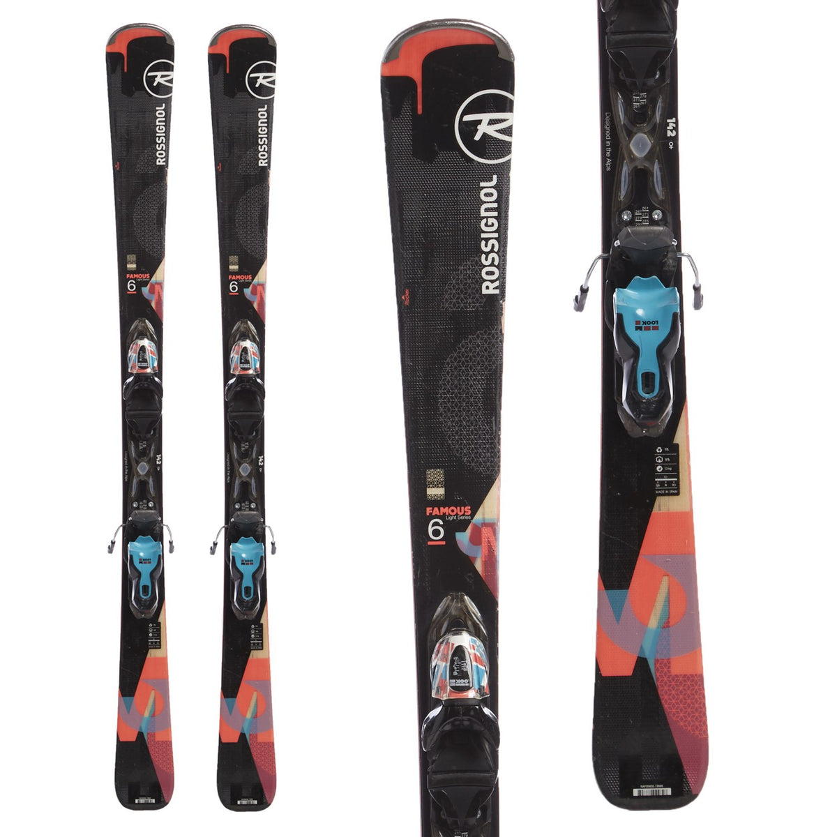 Rossignol Famous 6 Skis + Xpress 11 Bindings - Women's 2017