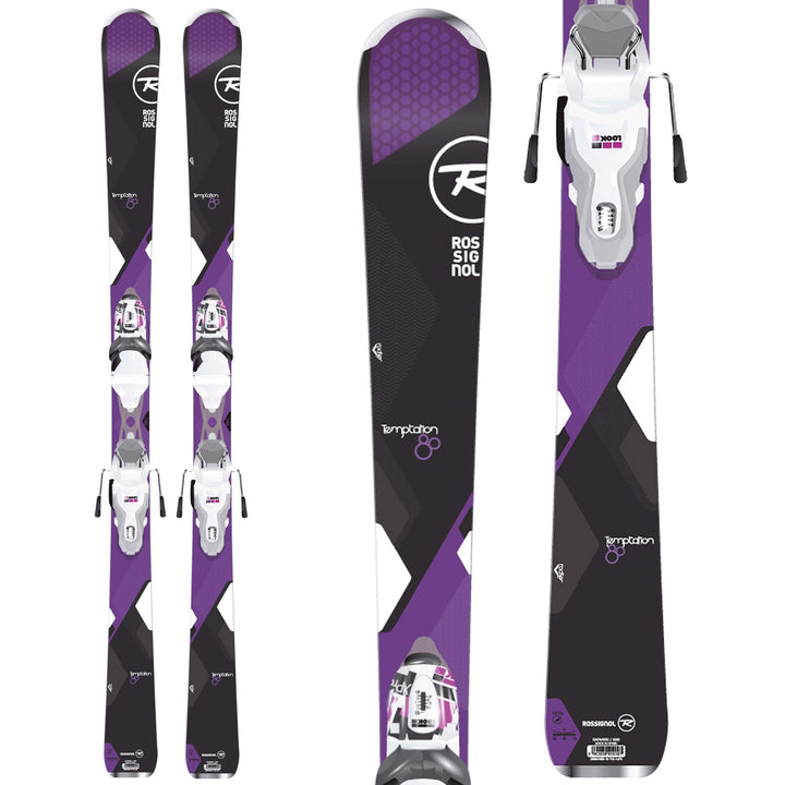 Rossignol Temptation 80 Skis + Look Xpress W 11 Bindings - Women's 2017