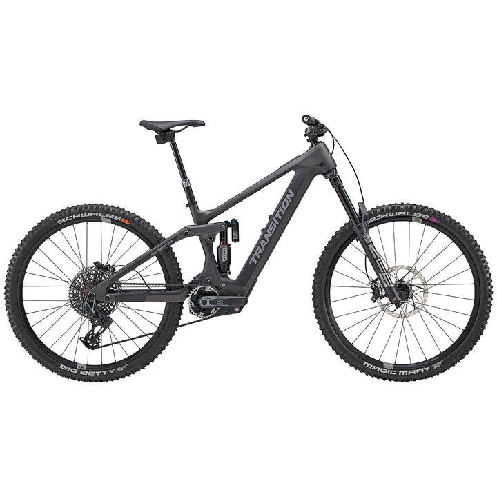 Transition Repeater PT Carbon X0 AXS E-Mountain Bike 2025 Graphite Grey