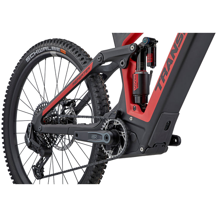 Transition Repeater PT Carbon X0 AXS E-Mountain Bike 2025 Bonfire Red