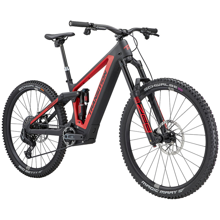 Transition Repeater PT Carbon X0 AXS E-Mountain Bike 2025 Bonfire Red