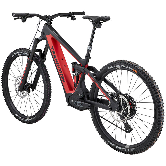 Transition Repeater PT Carbon X0 AXS E-Mountain Bike 2025 Bonfire Red