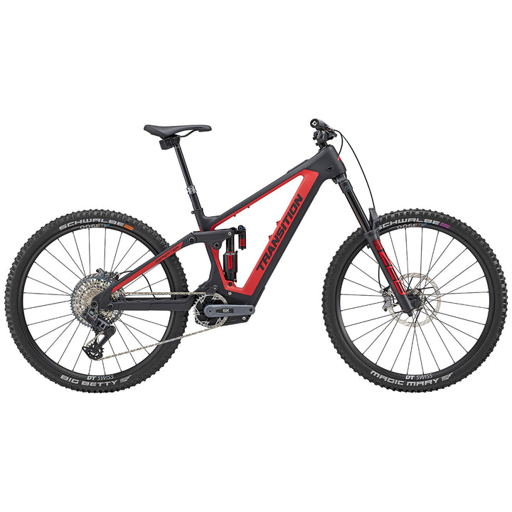 Transition Repeater PT Carbon GX AXS E-Mountain Bike 2025 Bonfire Red