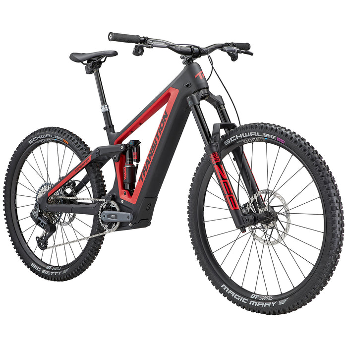 Transition Repeater PT Carbon GX AXS E-Mountain Bike 2025 Bonfire Red