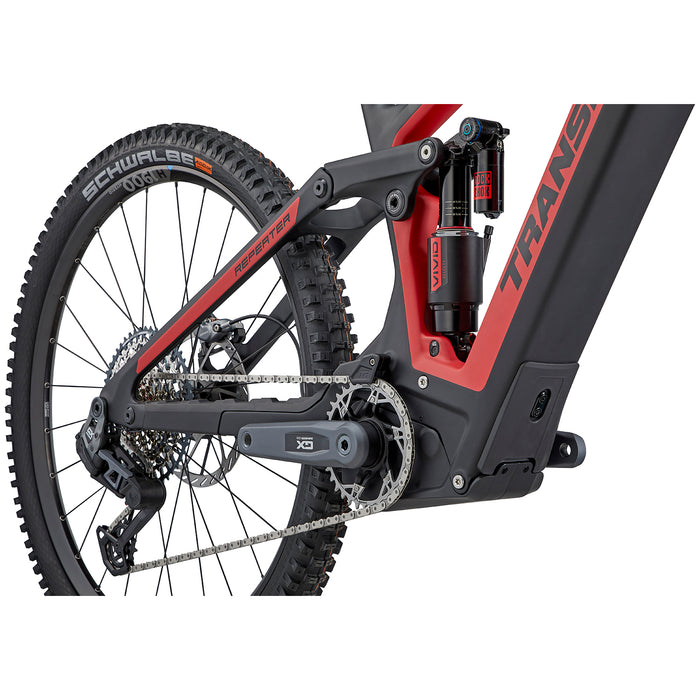 Transition Repeater PT Carbon GX AXS E-Mountain Bike 2025 Bonfire Red