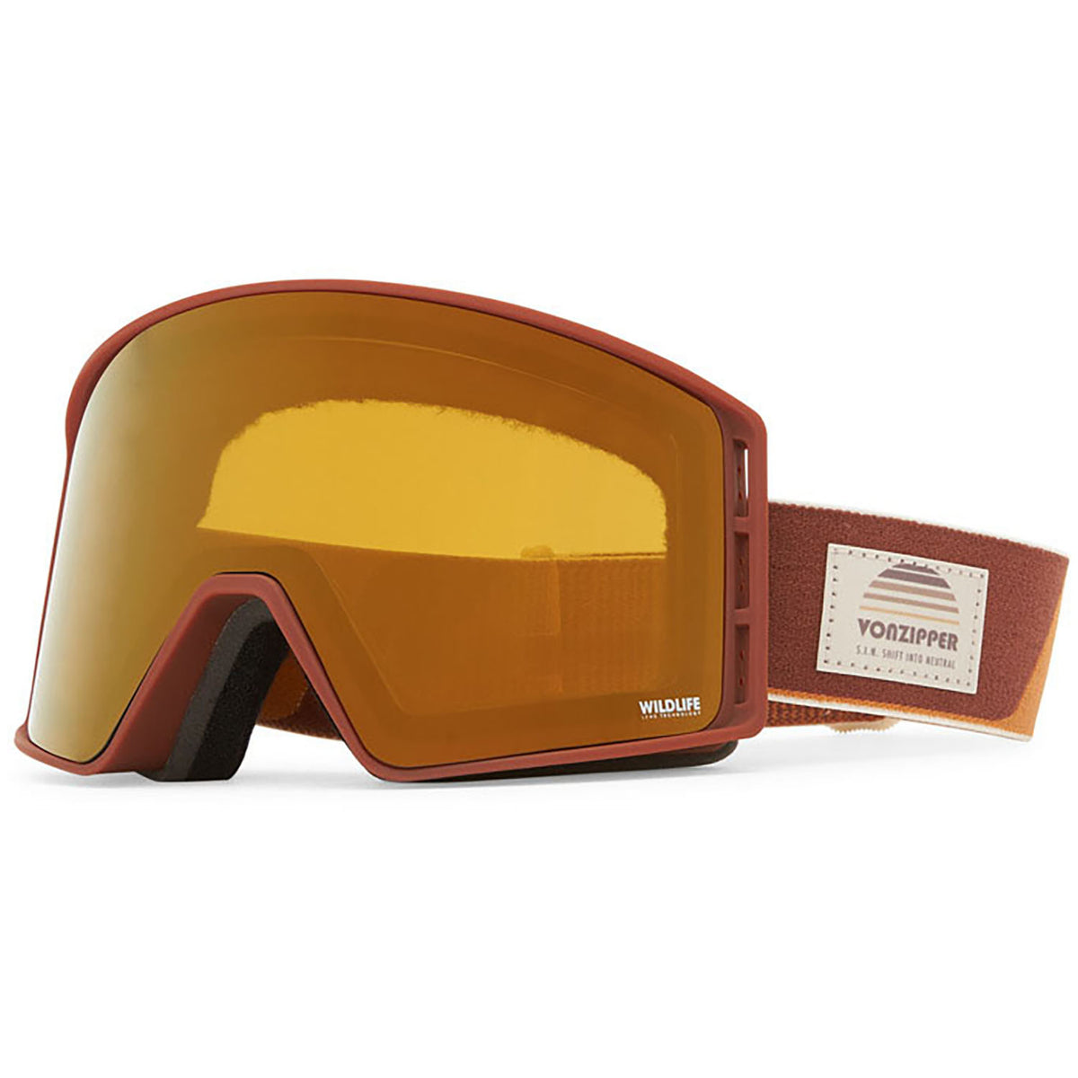 Von Zipper Mach VFS Goggles Sin Van Life Brown/Wildlife Bronze Chrome