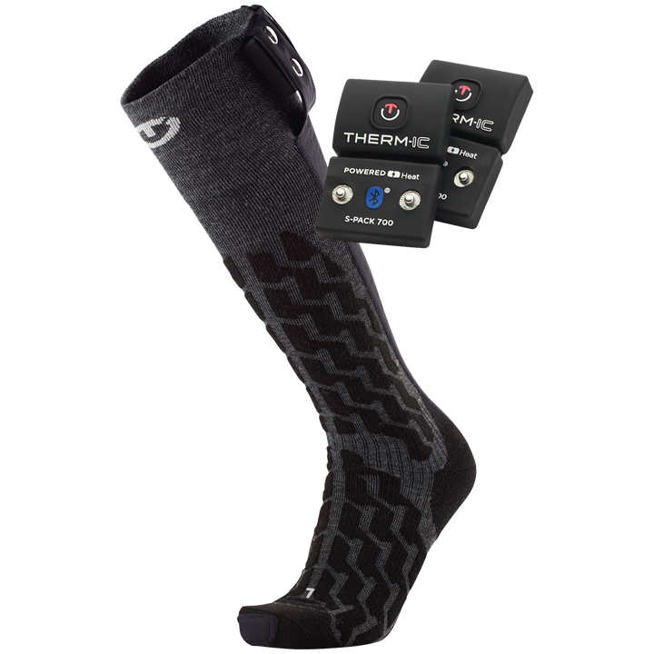 Therm-ic Sock Set Heat Fusion Uni + S-Pack 700B Socks Black