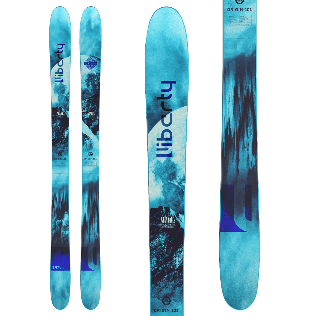 Liberty Origin 101 Skis 2024