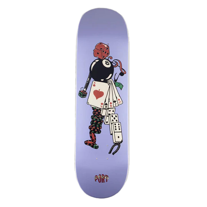 Pass~Port Assorted Friends Parlor Games 8.25 Skateboard Deck