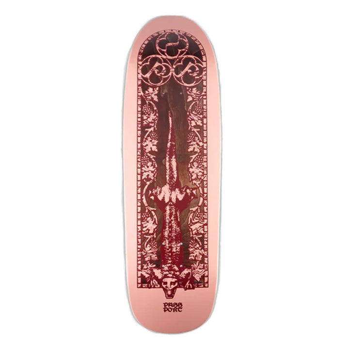 Pass~Port Gargoyle Lizard Spade Shaped 8.875 Skateboard Deck