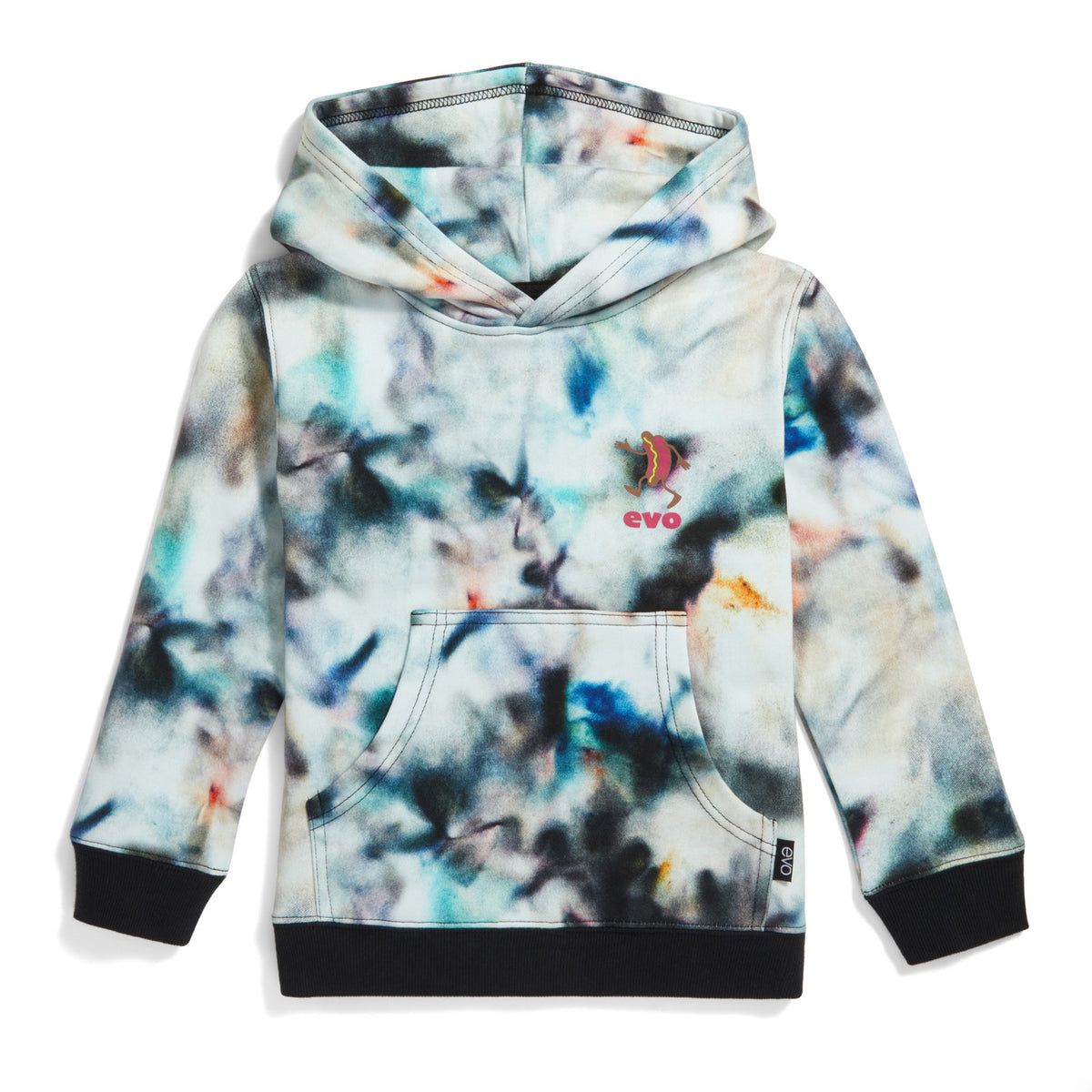 evo Merit Hoodie - Toddlers' Colour Ice Dye
