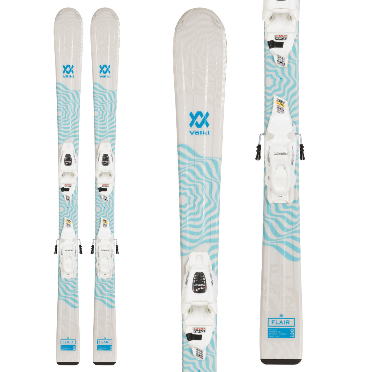 Völkl Flair Jr Skis + vMotion 4.5 GW Bindings - Kids
