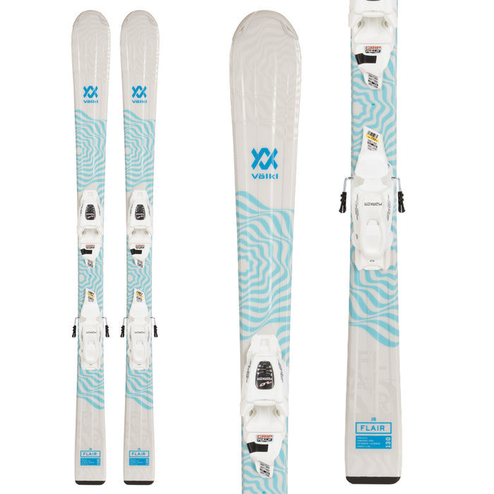 Völkl Flair Jr Skis + vMotion 4.5 GW Bindings - Kids' 2023
