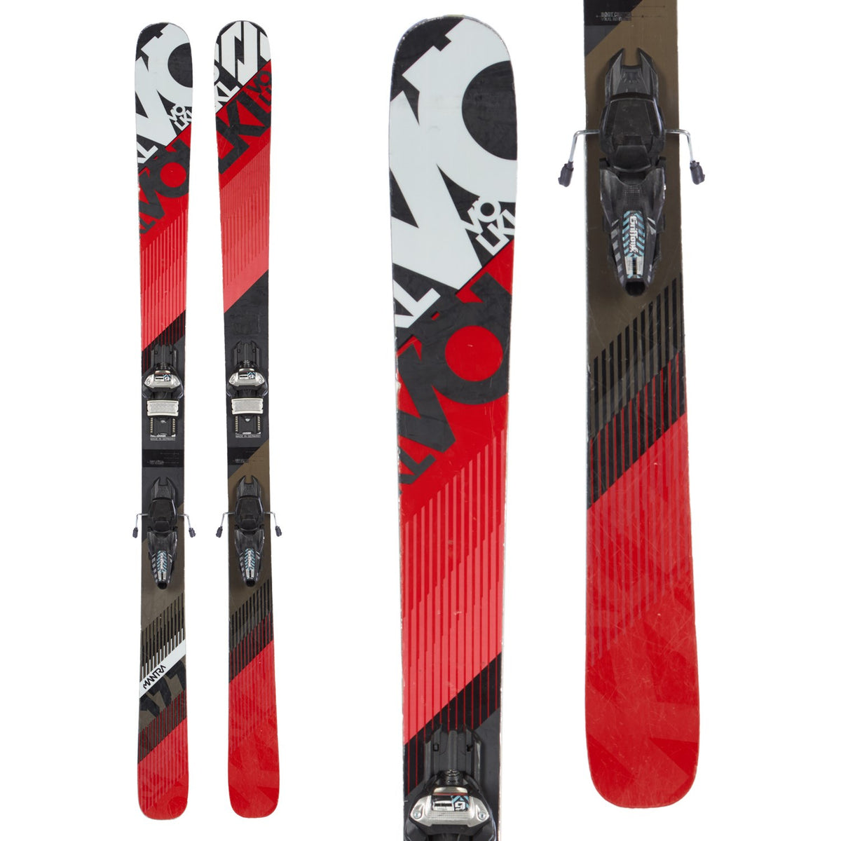 Völkl Mantra Skis + Marker Griffon 13 Demo Bindings 2016