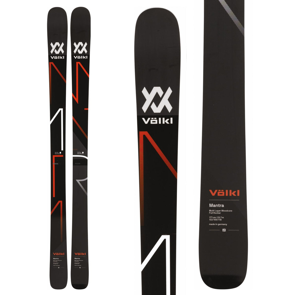 Völkl Mantra Skis + Tyrolia Attack 13 Demo Bindings 2018