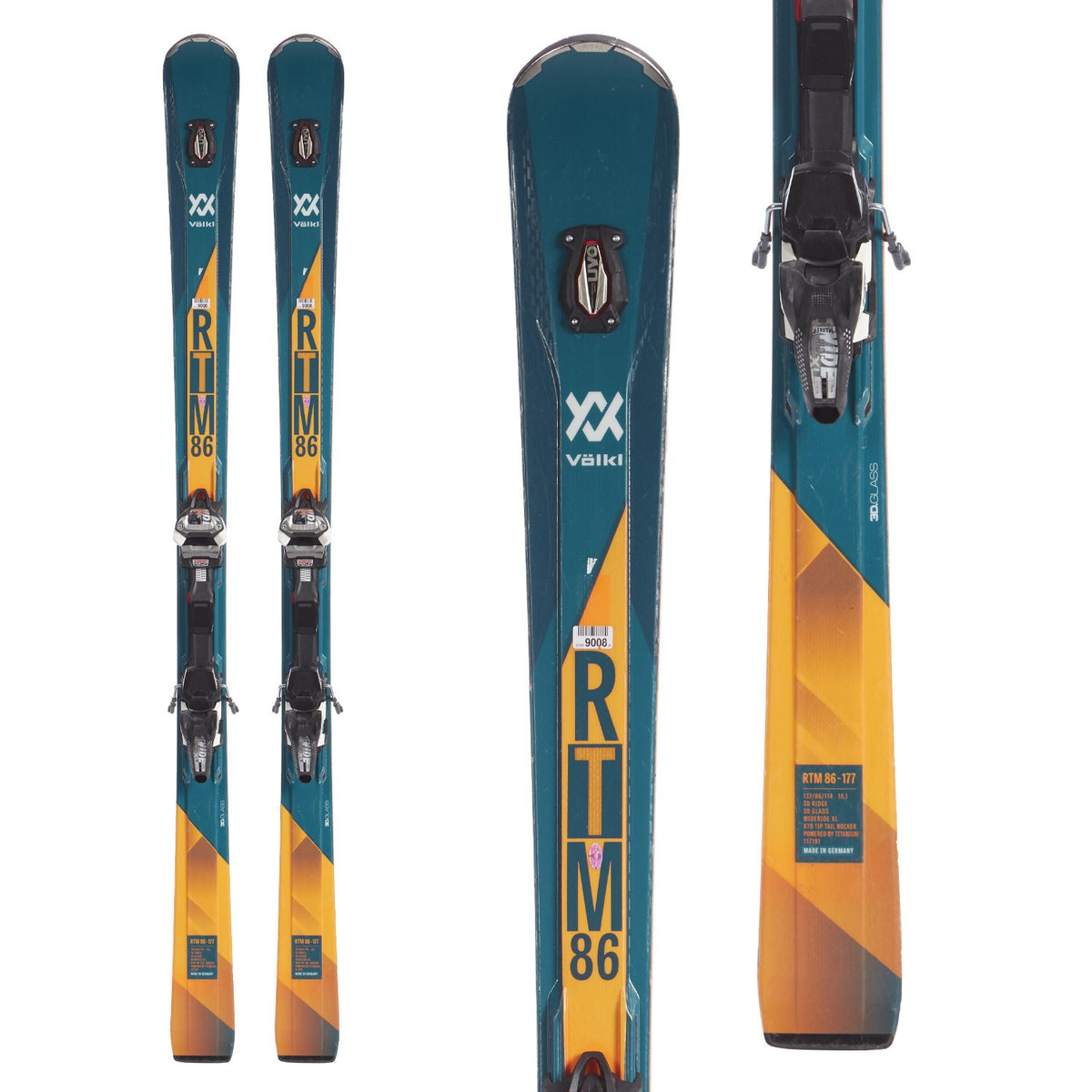 Völkl RTM 86 Skis + iPT Wide Ride 12.0 Bindings 2018