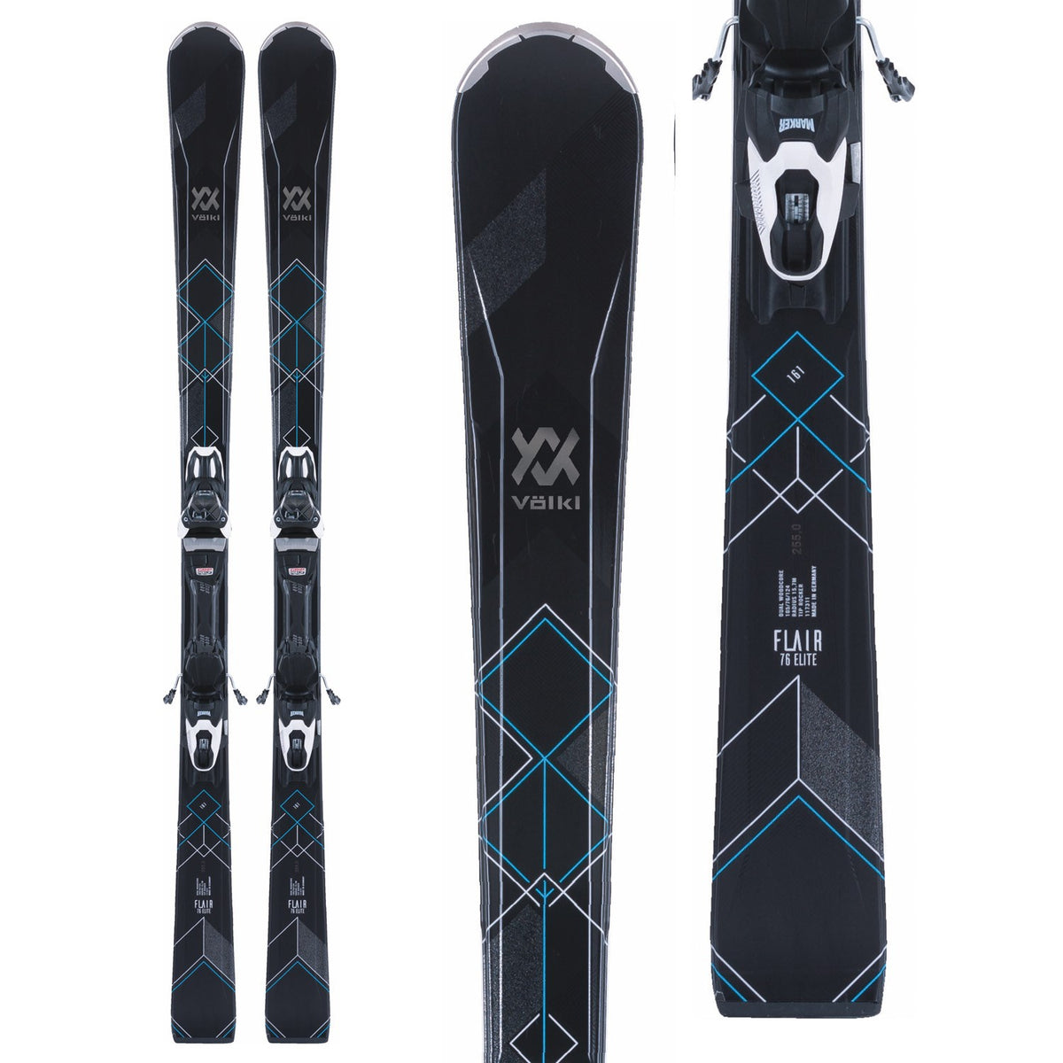 Völkl Flair 76 Skis + vMotion 10 GW Bindings 2018