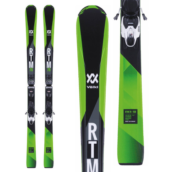 Völkl RTM 76 Skis + vMotion 10 GW Bindings 2018