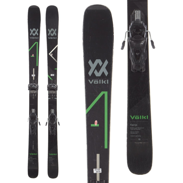 Völkl Kanjo Skis + Tyrolia Attack 13 Demo Bindings 2018