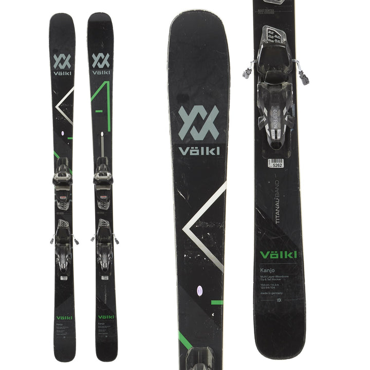 Völkl Kanjo Skis + Tyrolia Attack 11 Demo Bindings 2018