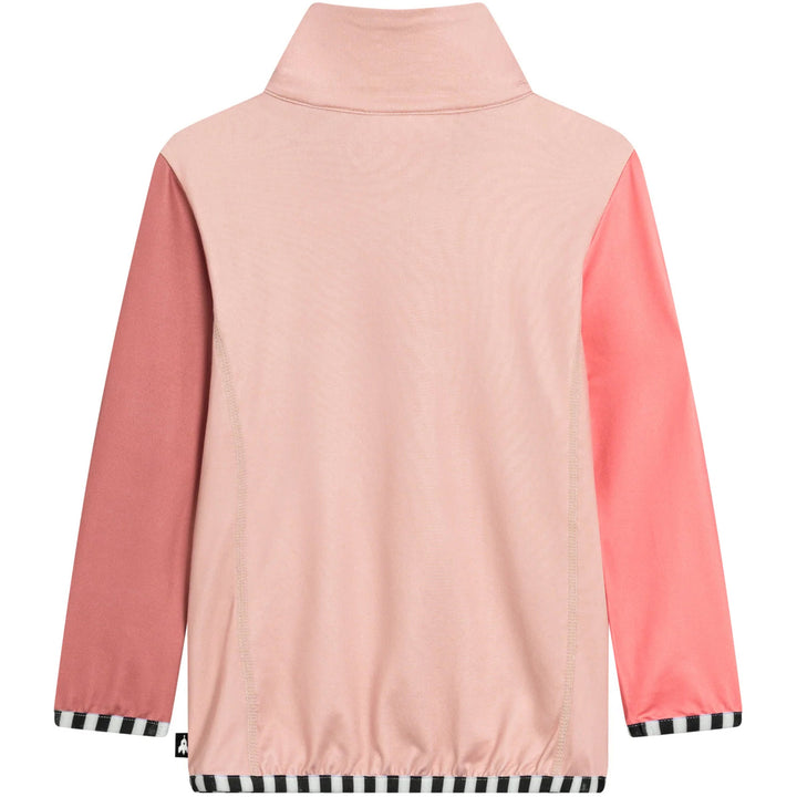 WeeDo funwear UNDIO Baselayer Top - Kids' Crimson Rose/Peachy Pink