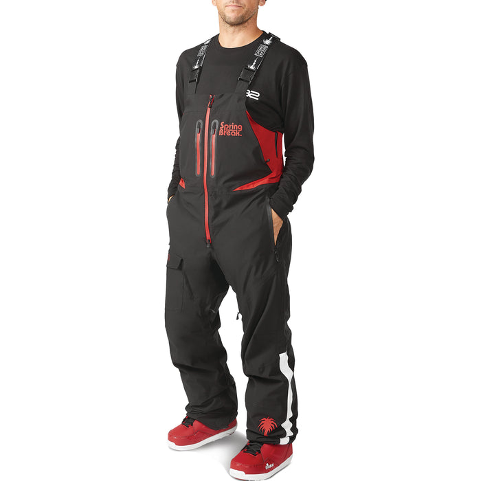 thirtytwo Springbreak X Powder Bibs - Men's Red/Black