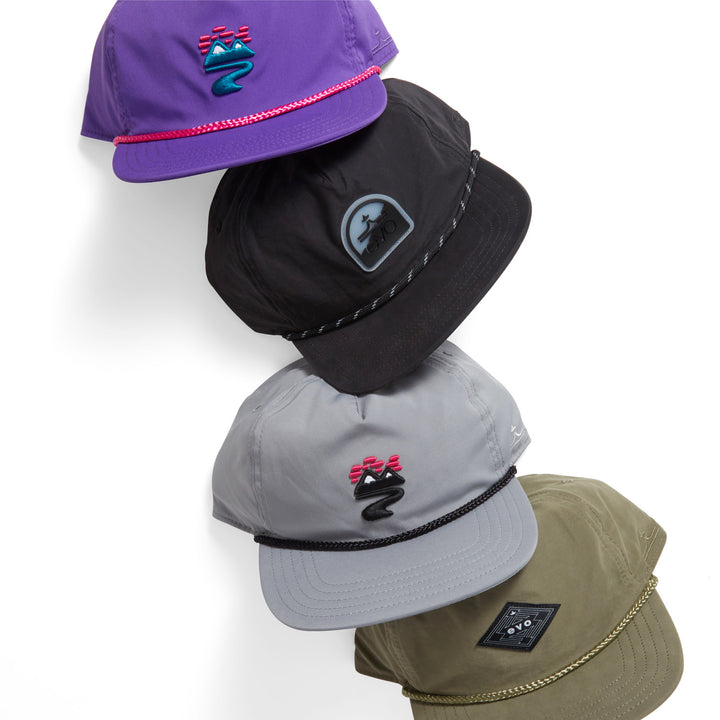 evo 5 Panel Vintage Hat Purple