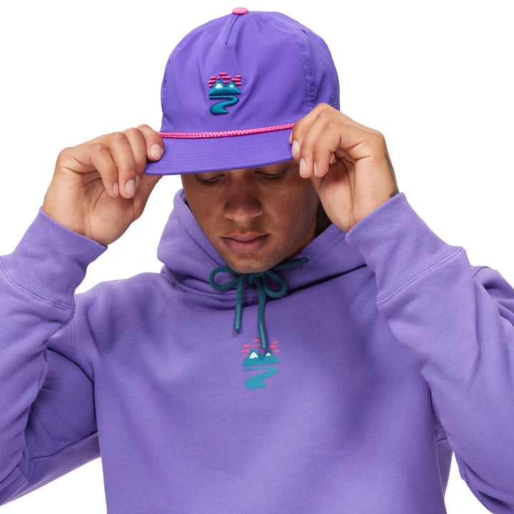 evo 5 Panel Vintage Hat Purple