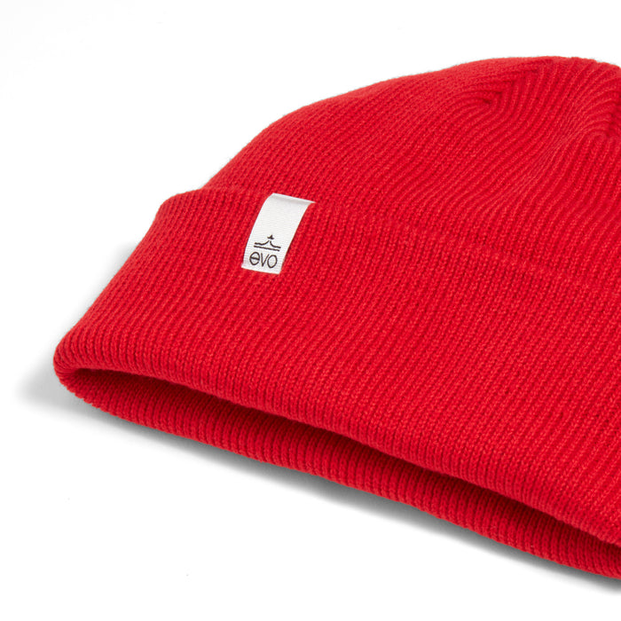 evo Freefall Polylana Beanie Red