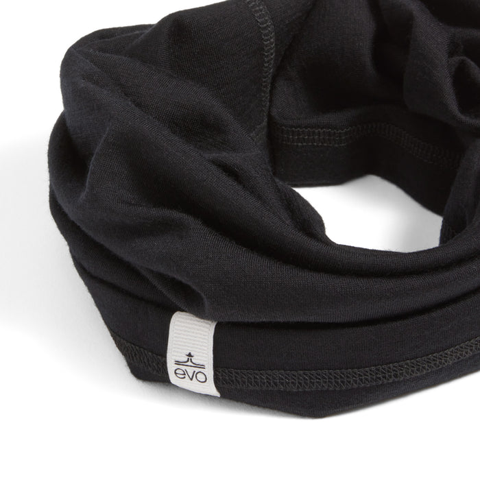 evo Outback Merino Neck Tube Black