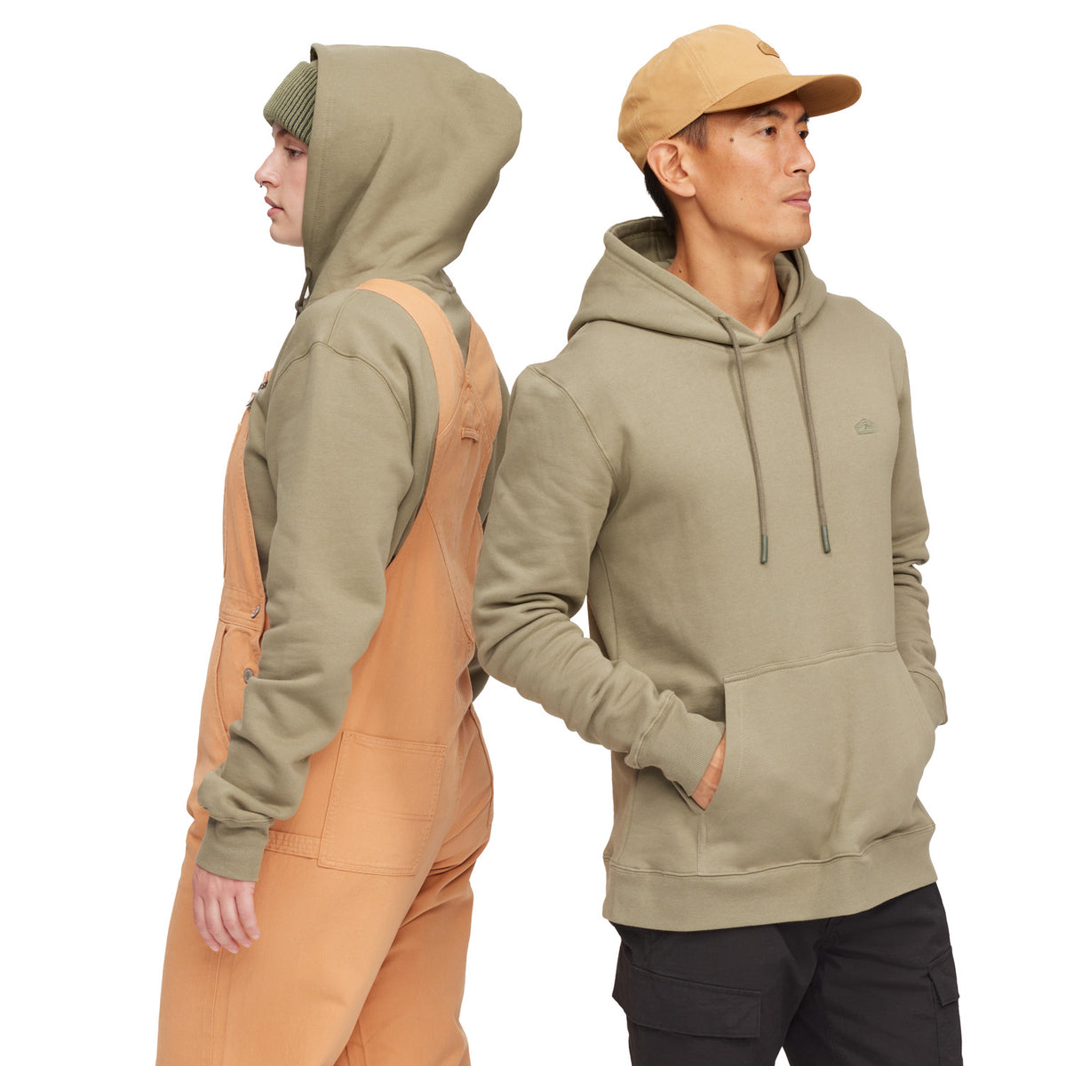 evo Basic Hoodie - Unisex Dusty Olive