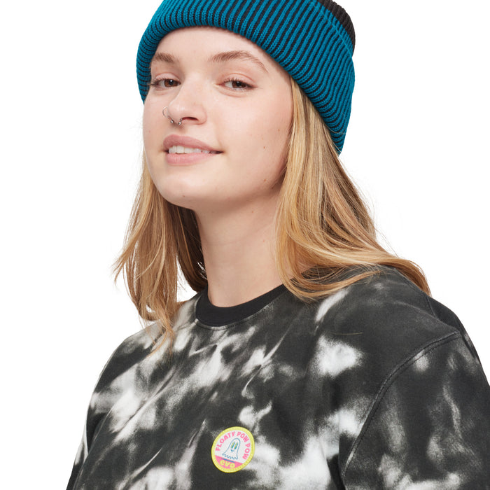 evo Ice Dye Crew Sweatshirt - Unisex Dark Ice Dye