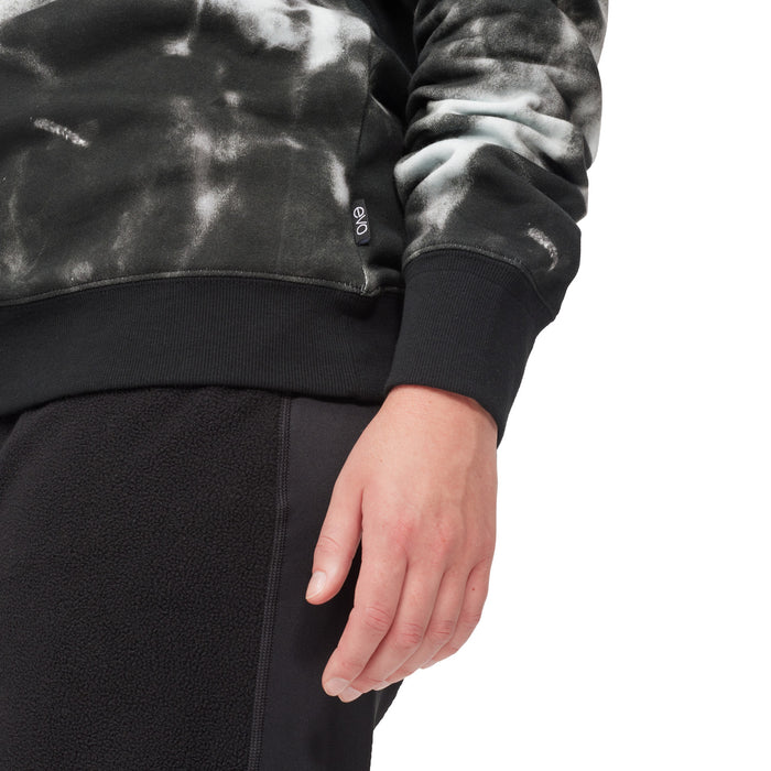 evo Ice Dye Crew Sweatshirt - Unisex Dark Ice Dye