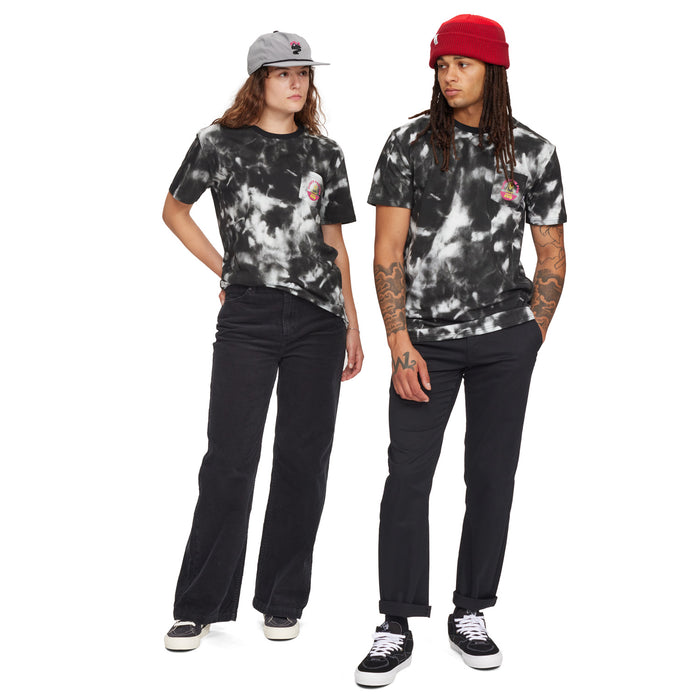 evo Ice Dye Pocket T-Shirt - Unisex Dark Ice Dye
