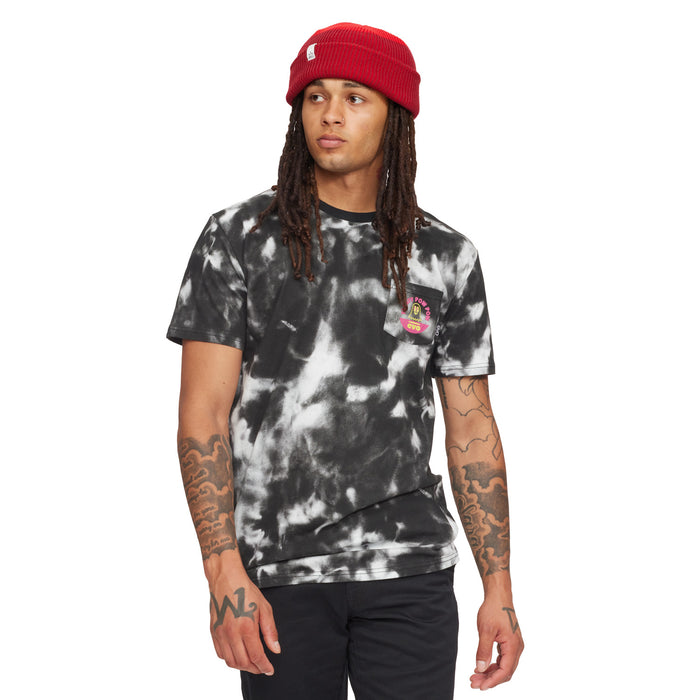 evo Ice Dye Pocket T-Shirt - Unisex Dark Ice Dye