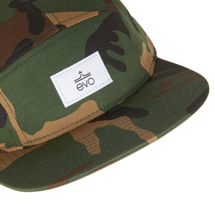 evo 5 Panel Hat Camo