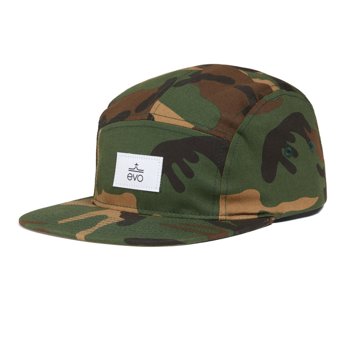 evo 5 Panel Hat Camo