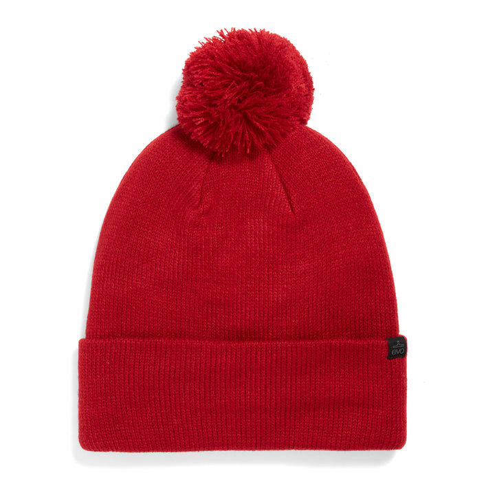 evo Pom Beanie Red