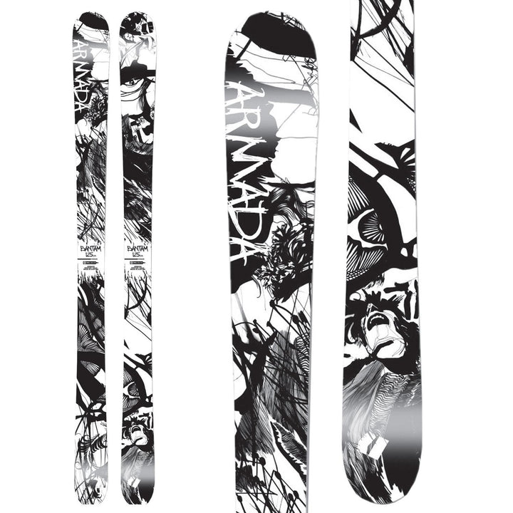 Armada Bantam Skis + Salomon TZ 5 Ski Bindings - Kids' 2011